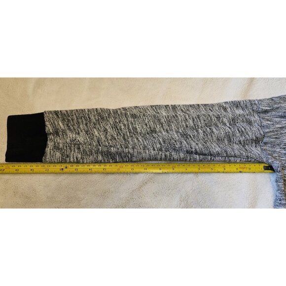 Pink Victorias Secret Spellout Gray Logo Pullover Cowl Neck Sweatshirt Size Med - Picture 9 of 9